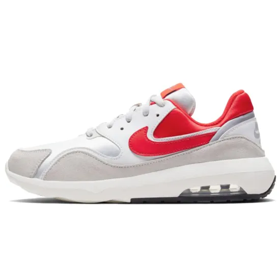Nike Air Max Nostalgic Running Shoes Women's Low-top White/Red