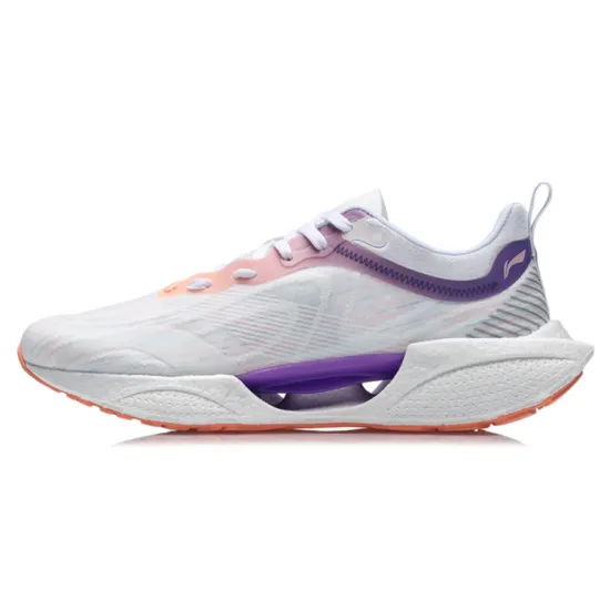LINING Super Light 19 Running Shoes Women's Low-Top White Purple