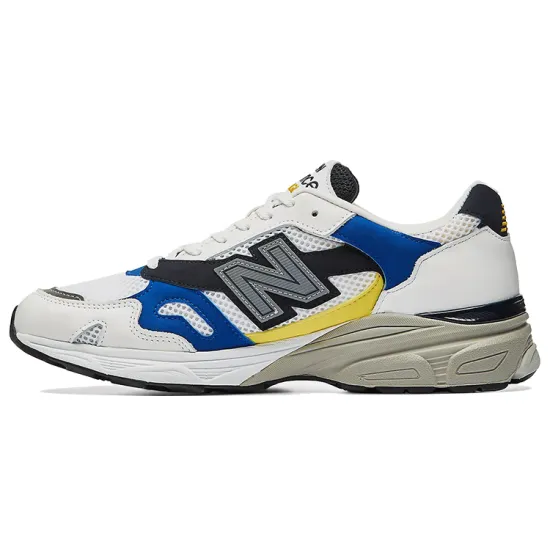 New Balance NB 920 Running Shoes Men Low-top White/Blue/Yellow/Black