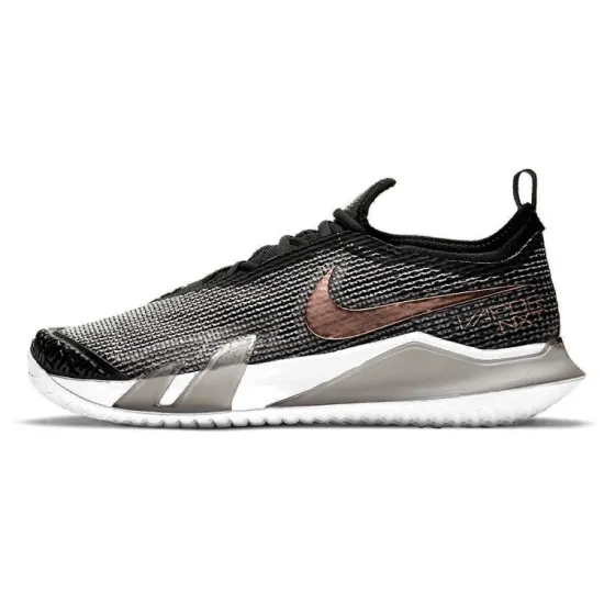 Nike Court React Vapor NXT Black Metallic Red Bronze Women's