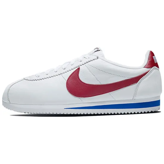 Nike Classic Cortes Running Shoes Women's Low-top White/Red/Blue
