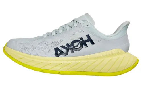 HOKA ONE ONE Carbon X 2 Blue Flower Luminary Green