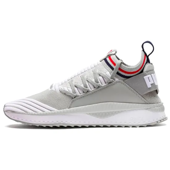 Puma Tsugi Lifestyle Shoes Men Low-top Gray/White/Red