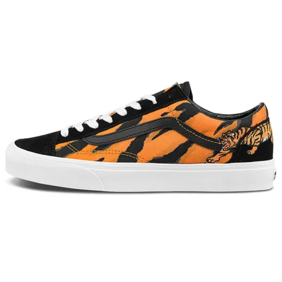 Vans Unisex Style 36 Low Top Sneakers Black/Orange