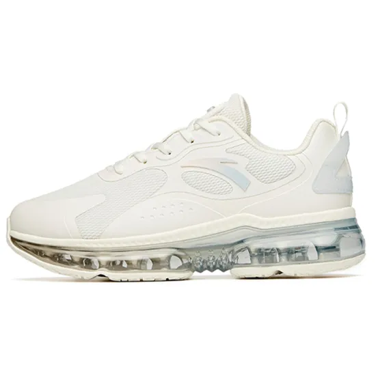 ANTA Running Collection Running Shoes Women's Low-Top Ivory White/FANTAsy Blue