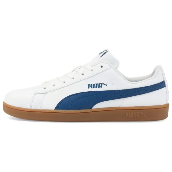 PUMA Skateboarding Shoes Unisex Low-top White/Royal Blue/Fern Green
