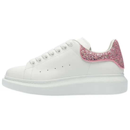 Alexander McQueen Oversized Sneaker 'White Pink Glitter' Women's