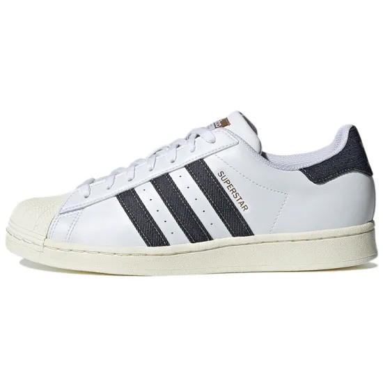 adidas originals Superstar Skateboarding Shoes Unisex Low-top White/Royal Blue