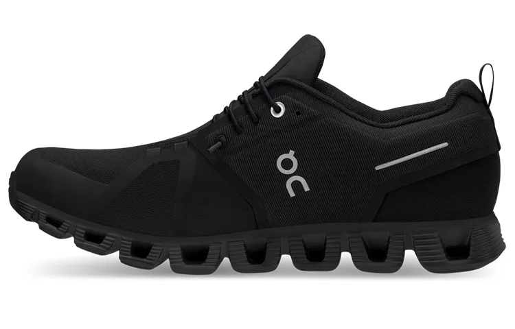 On Running Cloud 5 Waterproof All Black