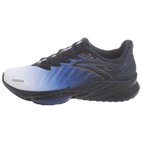Anta Cushioned Slip-Resistant Abrasion-Resistant Low-Top Running Shoes Men's Black Blue White