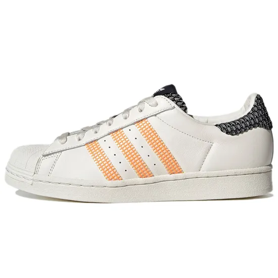 Adidas Originals Superstar Series Skateboard Shoes Unisex Low-top Mi/Orange/Black