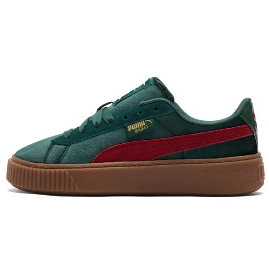 Puma Skateboarding Shoes Women's Low-top Green