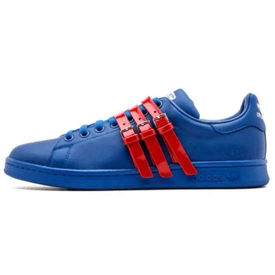 Adidas Originals Raf Simons Stan Smith Strap Royal Blue/Red