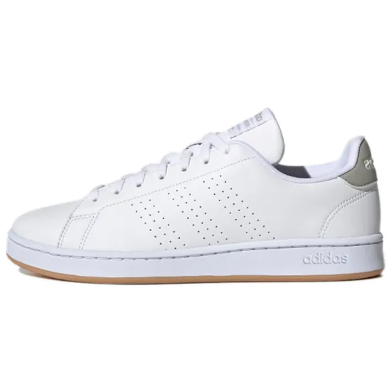 Adidas Neo Neo Advantage Cozy Wear-Resistant Casual Skate Shoes Unisex White