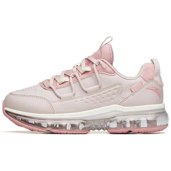 ANTA Running Collection Running Shoes Women's Low-Top Dusty Grey/Rubber Pink