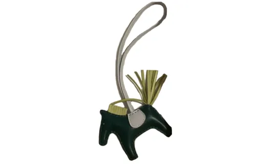 HERMES Rodeo Charms Unisex Navy Blue