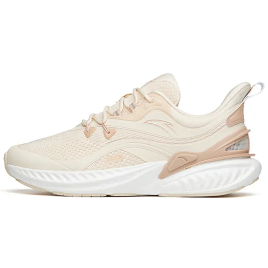 ANTA Martian Foam Running Shoes Women's Low-Top White Yellow
