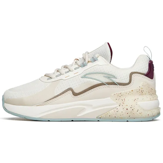 Anta Pursuing Clouds Lightweight Cushioning Low-Top Sports Casual Shoes Women's White Gray Black