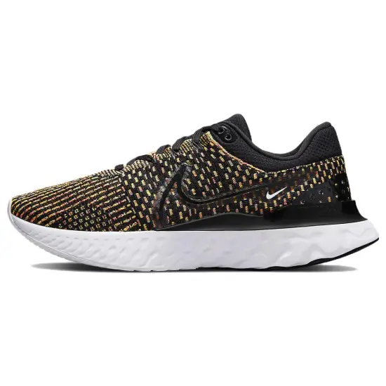 Nike React Infinity Run Flyknit 3 Black Blue Glow Pink Prime