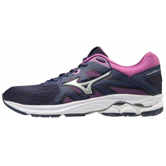 Mizuno Running Shoes Women's Low-Top Dark Blue/Silver/Purple