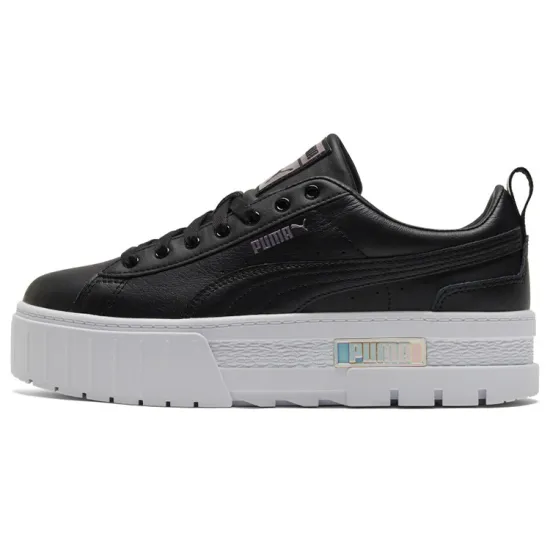 PUMA Mayze Skateboarding Shoes Women's Low-top Black/white