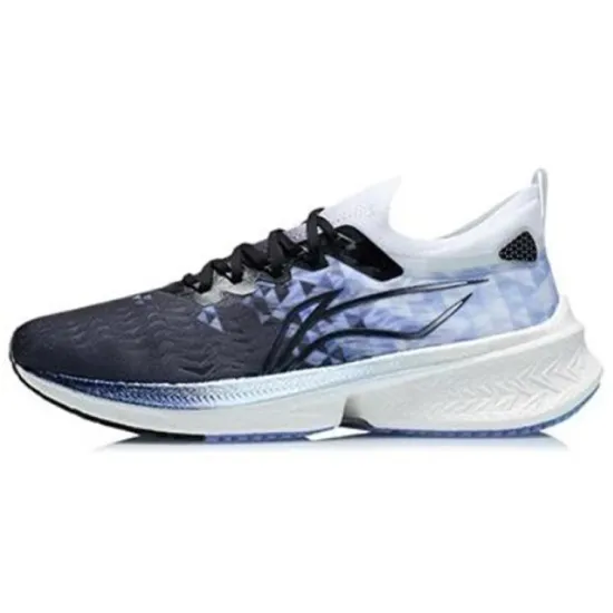 LINING Feidian Discovery Running Shoes Men Low-Top Black Blue