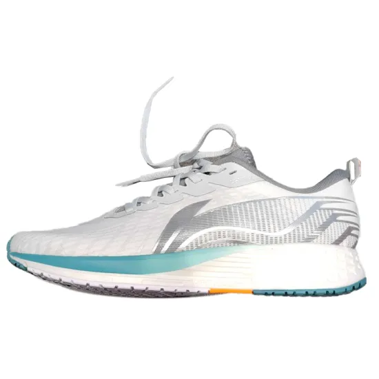 LINING Red Hare 4 Running Shoes Men Low-Top Silver White
