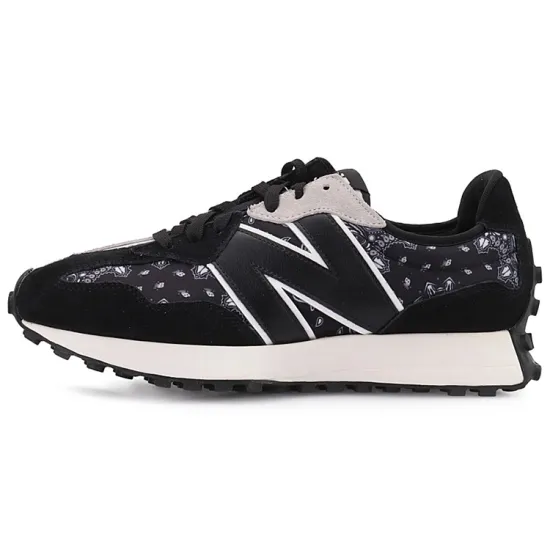 New Balance 327 Black White Paisley
