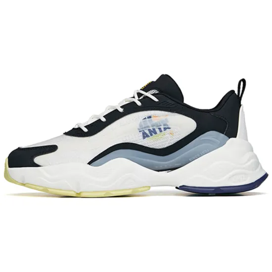 Anta Millennium 4.0 Wear-Resistant Slip-Resistant Low-Top Sports Casual Shoes Men's White Black