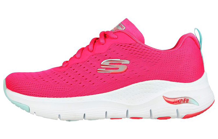 Skechers Arch Fit Running Shoes Women's Low Top Powder