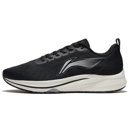 LiNing Red Hare 5 Cushioning Anti Slip And Wear Resistant Low Top Running Shoes Women's Black Gray