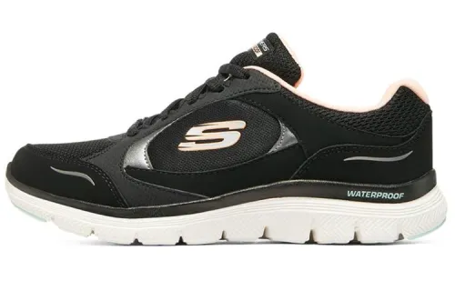 Skechers Flex Appeal 4.0 Casual Shoes Women's Low Top Black/Light Pink