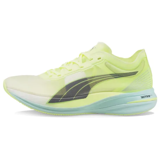 PUMA Deviate Nitro Elite Running Shoes Women's Low-top Green/Blue/White