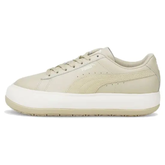PUMA Suede Mayu Tonal Low Tops Casual Skateboarding Shoes Khaki Women's