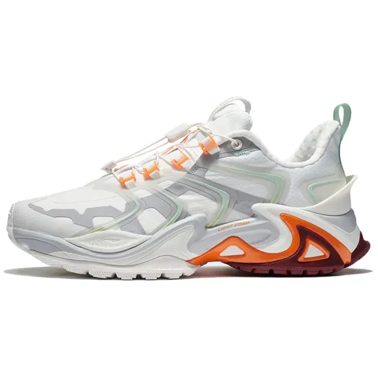 LiNing Casual Shoes Men Low-Top Mist White/Glacier Gray