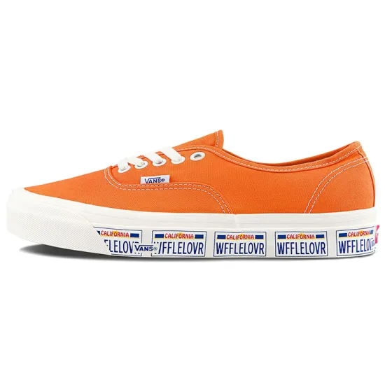 Vans UA Authentic 44 DX Anaheim Factory Vanity Plate Orange Tiger