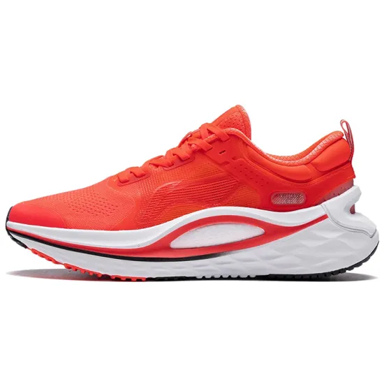 LiNing Furious Rider 6.0 Cushioned Slip-Resistant Abrasion-Resistant Breathable Low-Top Running Shoes Men's Red