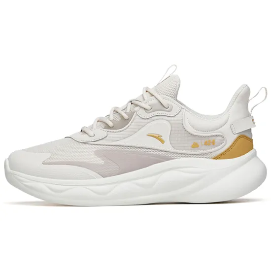 ANTA Mianbomb 2 Running Shoes Men Low-Top Mud Sand Gray/Iron Man Gray