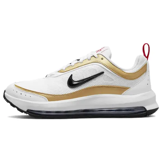 Nike Air Max Ap White Metallic Gold Red Women's