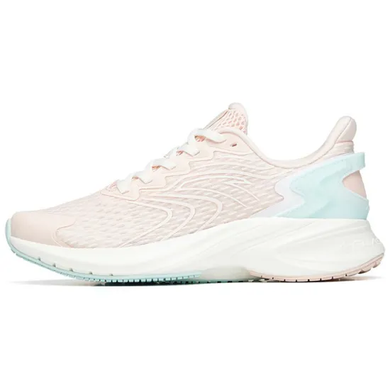 ANTA Antelope Run 2 Running Shoes Women's Low-Top Ivory White/Pale Pink/Ice Blue