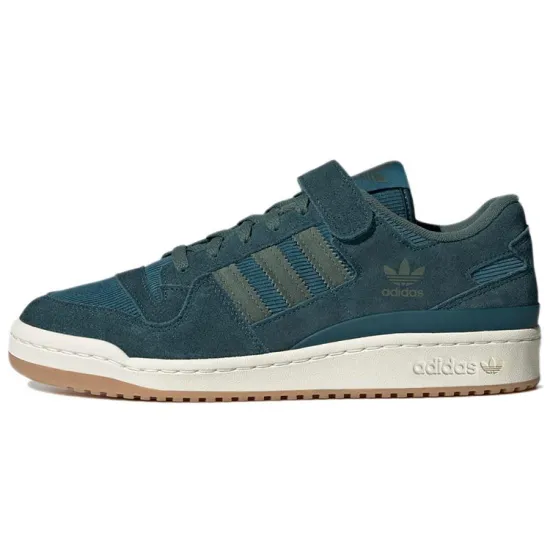 Adidas Originals FORUM Skateboard Shoes Unisex Low-top Blue/Green