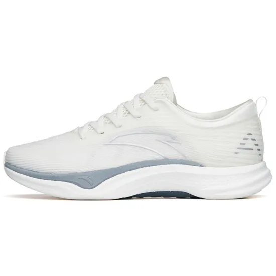 ANTA Four Generations Of Hydrogen Running Running Shoes Women's Low-Top Ivory White/Silver