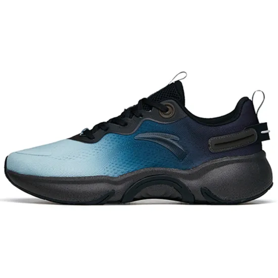 Anta Anti-Slip Wear-Resistant Low-Top Running Shoes Men's Blue Black