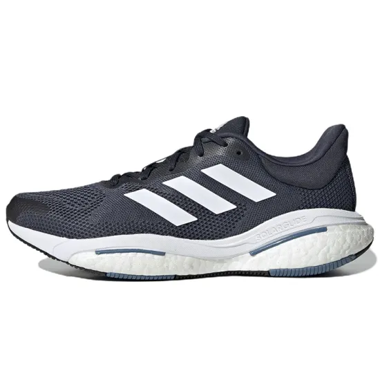 Adidas Solar Glide 5 Running Shoes Men Low-top Black/Blue