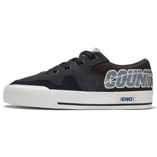 LINING CF Tracing Skateboard Shoes Men Low-Top Ebony Black/Gentleman Gray