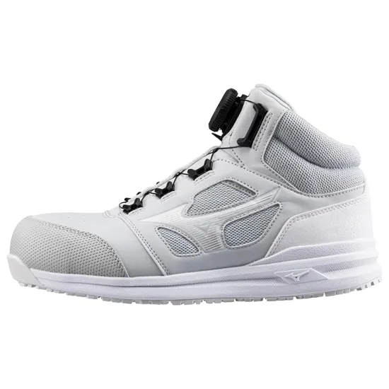 Mizuno Almighty Casual Shoes Men High-Top Gray White