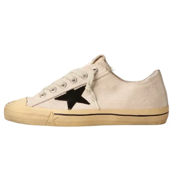Golden Goose Star-patch Canvas Sneakers