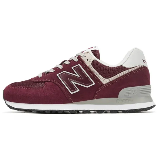 New Balance 574 Burgundy White