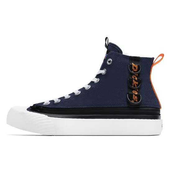 Dickies Canvas Shoes Men High-Top Blue