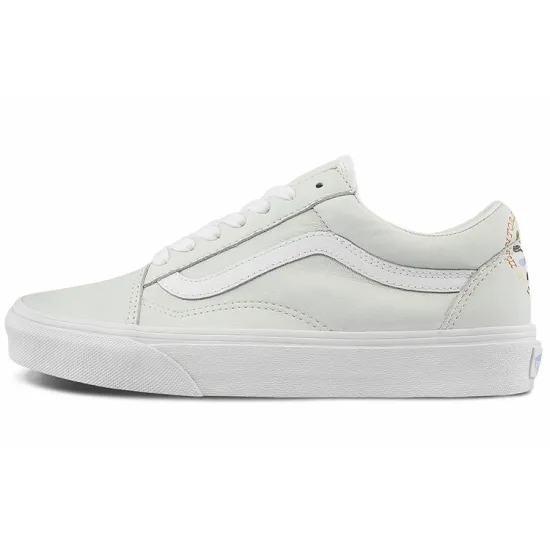 Vans Old Skool Skateboarding Shoes Unisex Low-top White